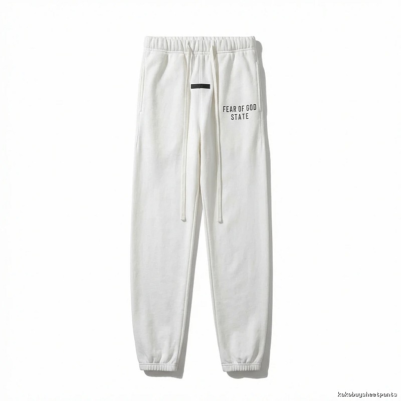 ESSENTIALS Simple Style White Sweatpants