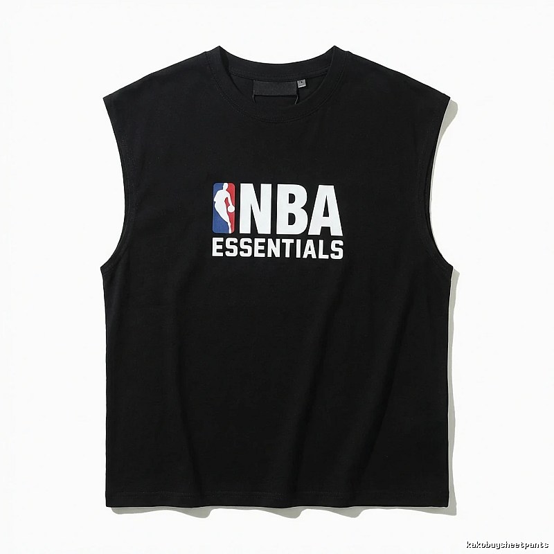 ESSENTIALS Sports Style Black Vest