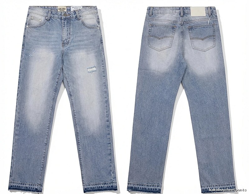 Gallery Dept. distressed light blue jeans