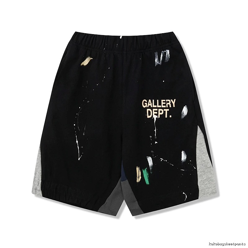 Gallery Dept Graffiti Style Black Shorts