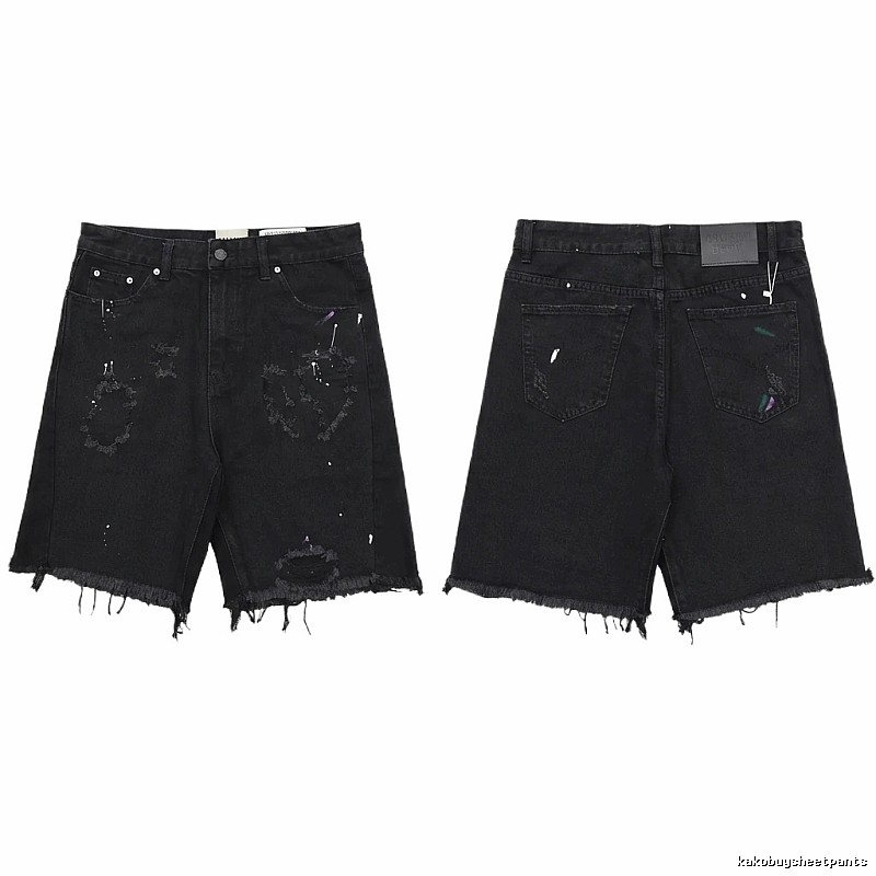 Gallery Dept Graffiti Style Black Shorts