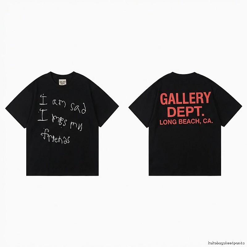 Gallery Dept Graffiti Style Black T-shirt
