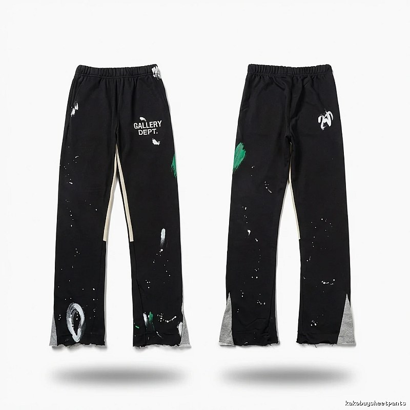 Gallery Dept Graffiti Style Black Trousers