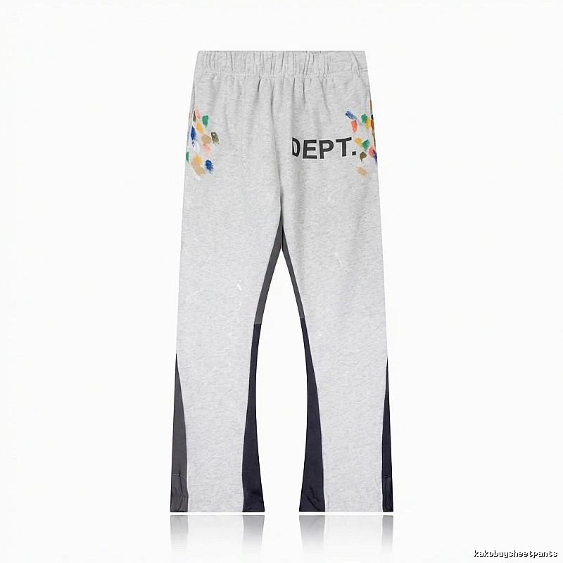 Gallery Dept Graffiti Style Grey Sweatpants