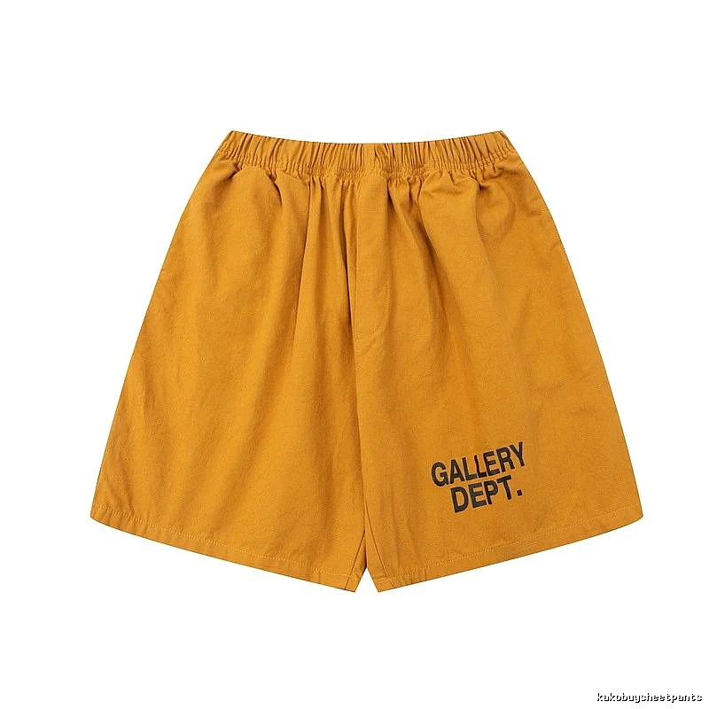Gallery Dept. minimalist style yellow shorts