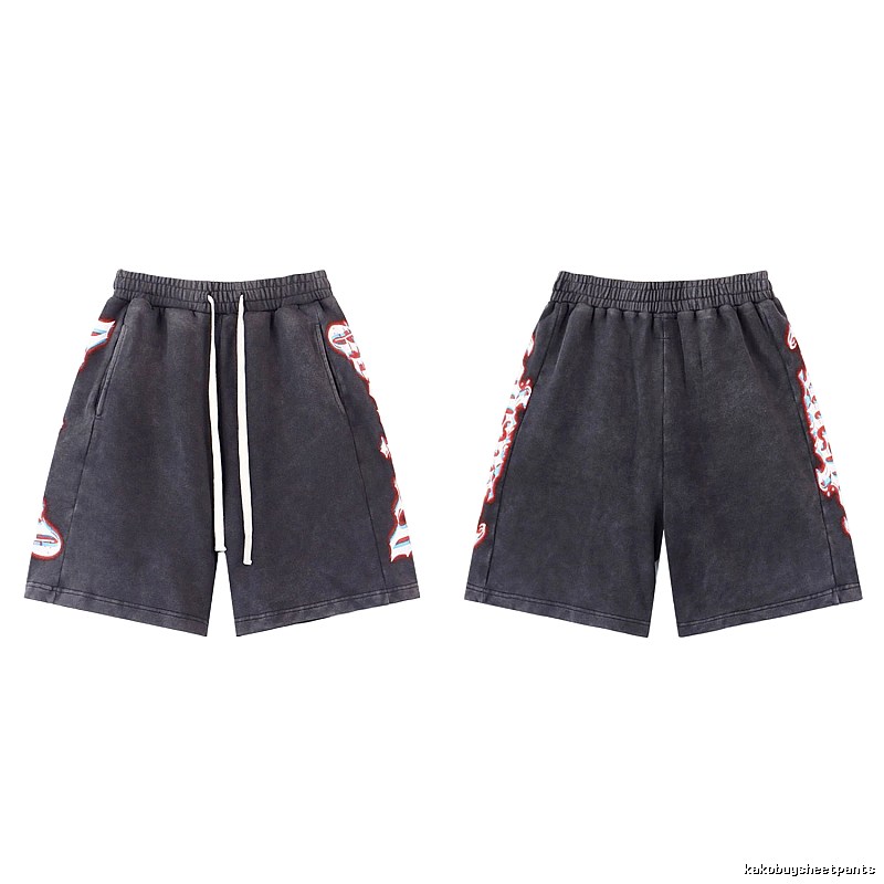 Godspeed Printed Street Style Charcoal Black Shorts