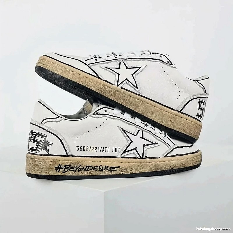 Golden Goose Dirty Sneakers, Trend, White