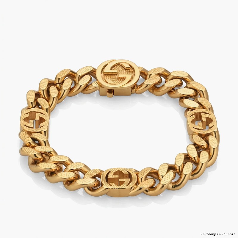 Gucci golden retro-style bracelet
