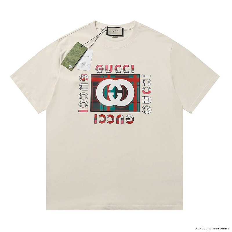 Gucci printed fashion white T-shirt