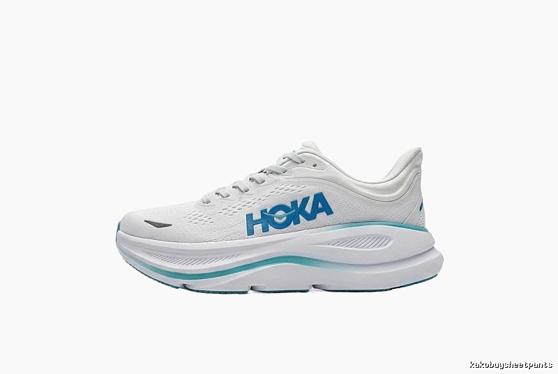 HOKA trendy brand white sports shoes