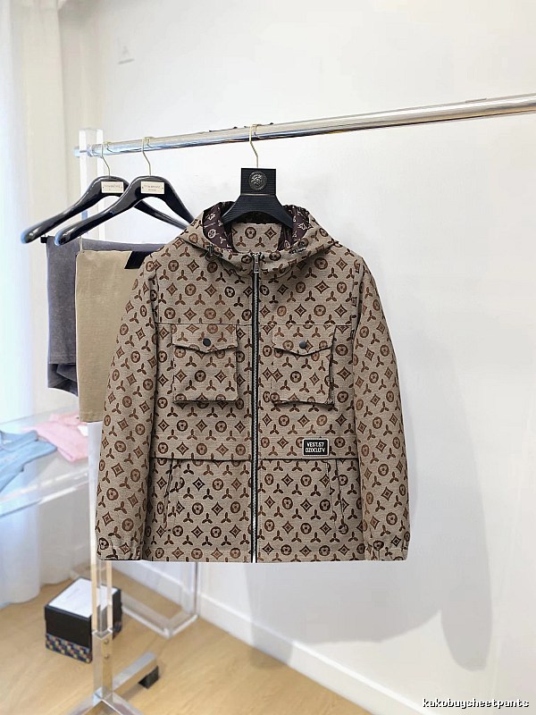 Hooded Jacket by Dior with Brown Dior Monogram Hooded Jacket