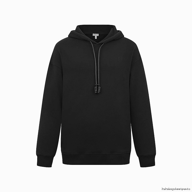 Hoodie with Plain Black Pullover Hoodie with Zip Detail