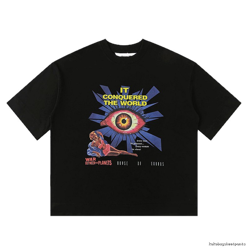 "House of Errors" Sci-Fi Style Black T-shirt