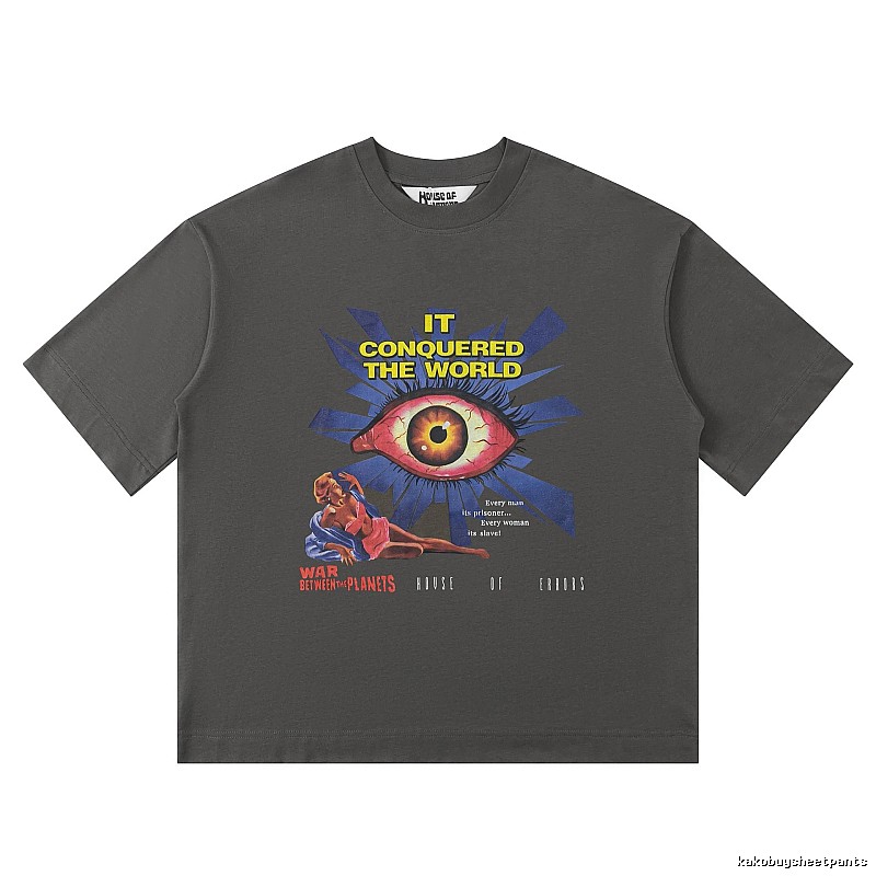 House of Errors Sci-Fi Style Dark Gray T-shirt