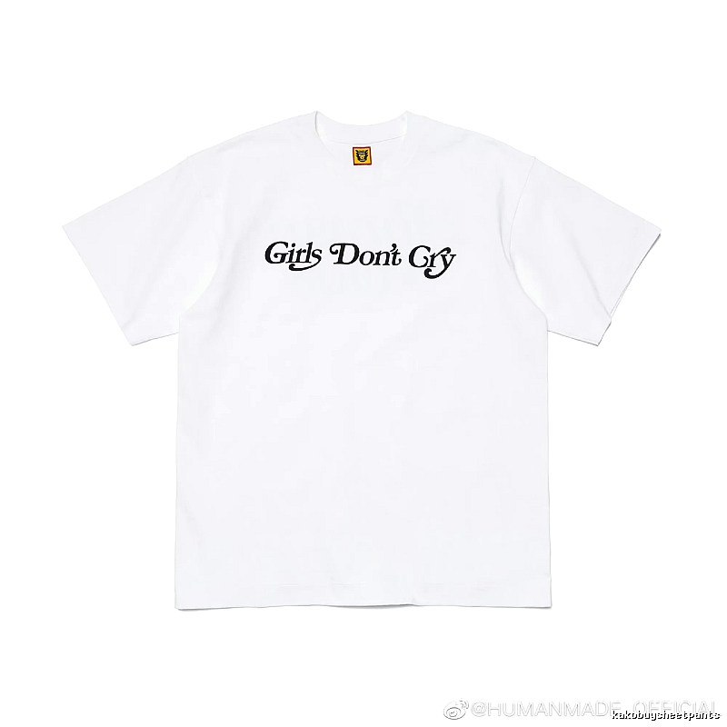 HUMAN MADE Co-branded Japanese Streetwear White Printed T-Shirt