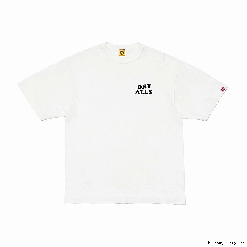 HUMAN MADE EDRYALLS Japanese Streetwear White Short Sleeve T-Shirt