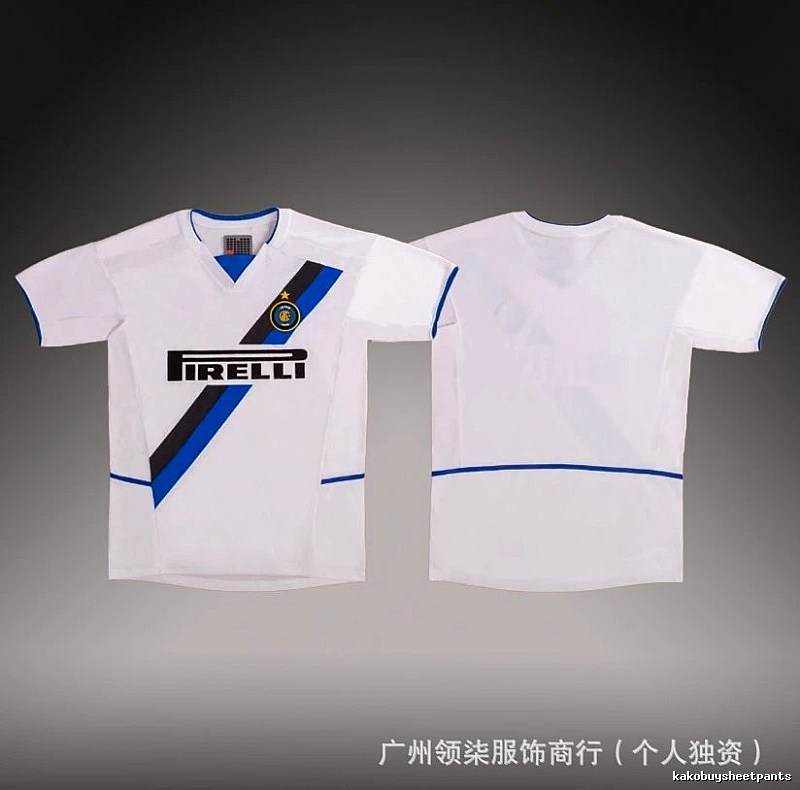 Inter Milan Easy Match Brehme #3 soccer jersey Blue Black Striped for Everyday Use