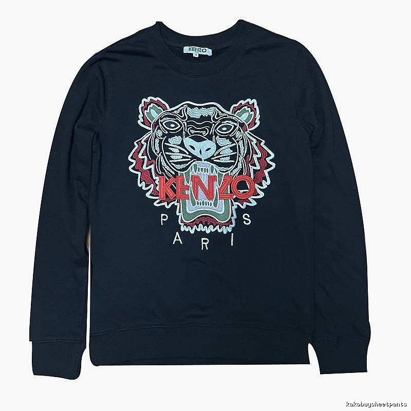 Kenzo Style Kc55 Tiger SweatShirt Casual Layering Graphic