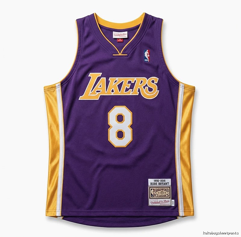 Kobe Lakers retro purple and gold jersey