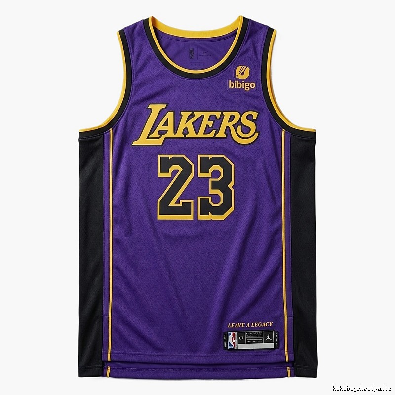 LBJ Lakers retro purple jersey