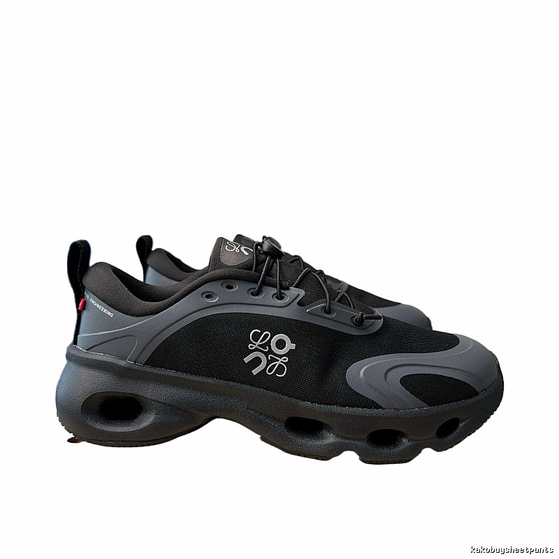 LOEWE black casual sports shoes