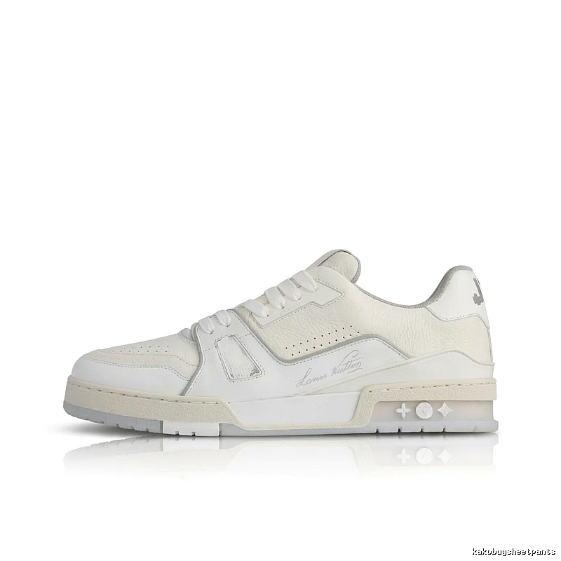 Louis Vuitton white trendy sports shoes