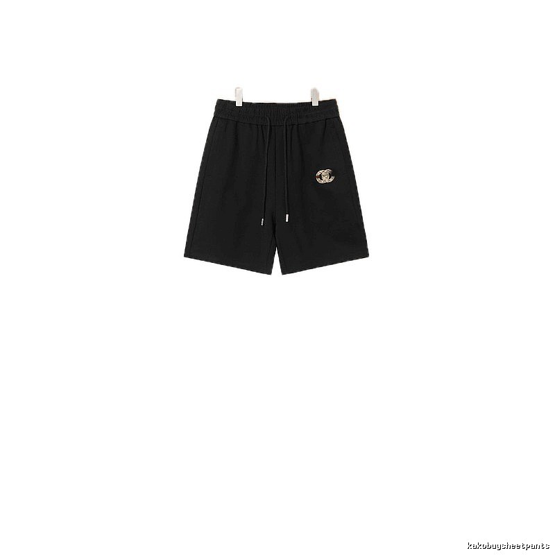 LV casual style black shorts