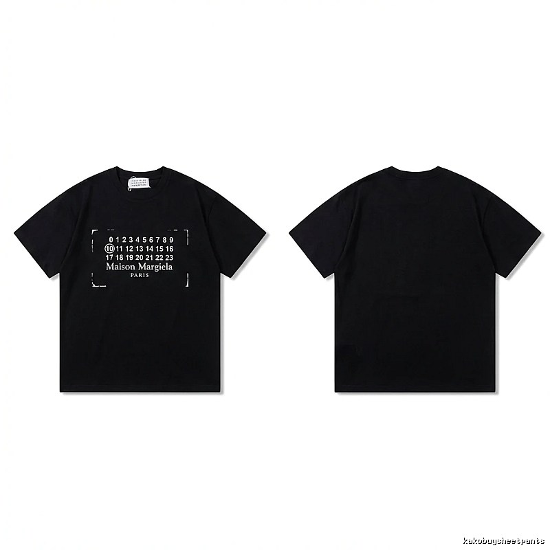 Maison Margiela Digital Style Black T-shirt