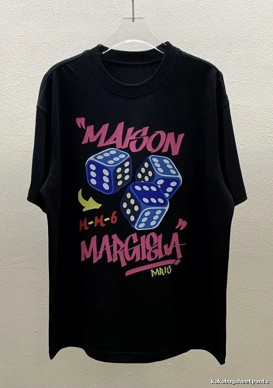 Maison Margiela MM6 Street Style Black Short Sleeve T-Shirt