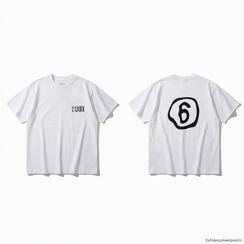Maison Margiela white T-shirt with digital printing