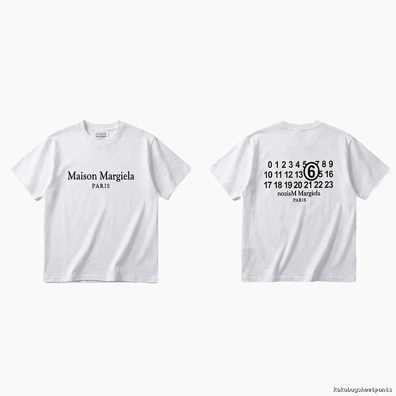 Maison Margiela white T-shirt with digital printing