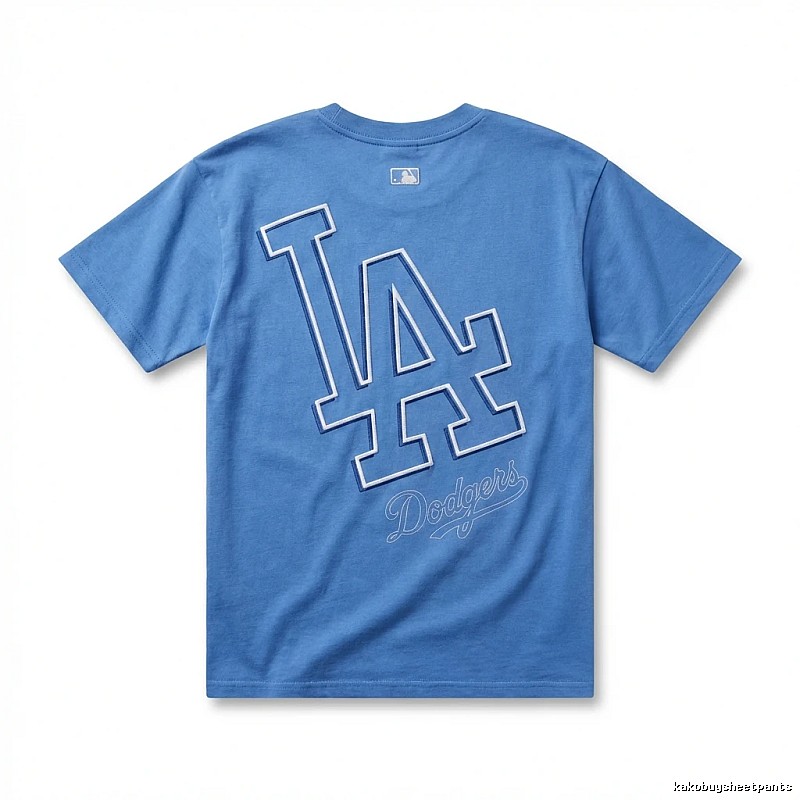 MLB Dodgers Blue Trendy Brand T-shirt