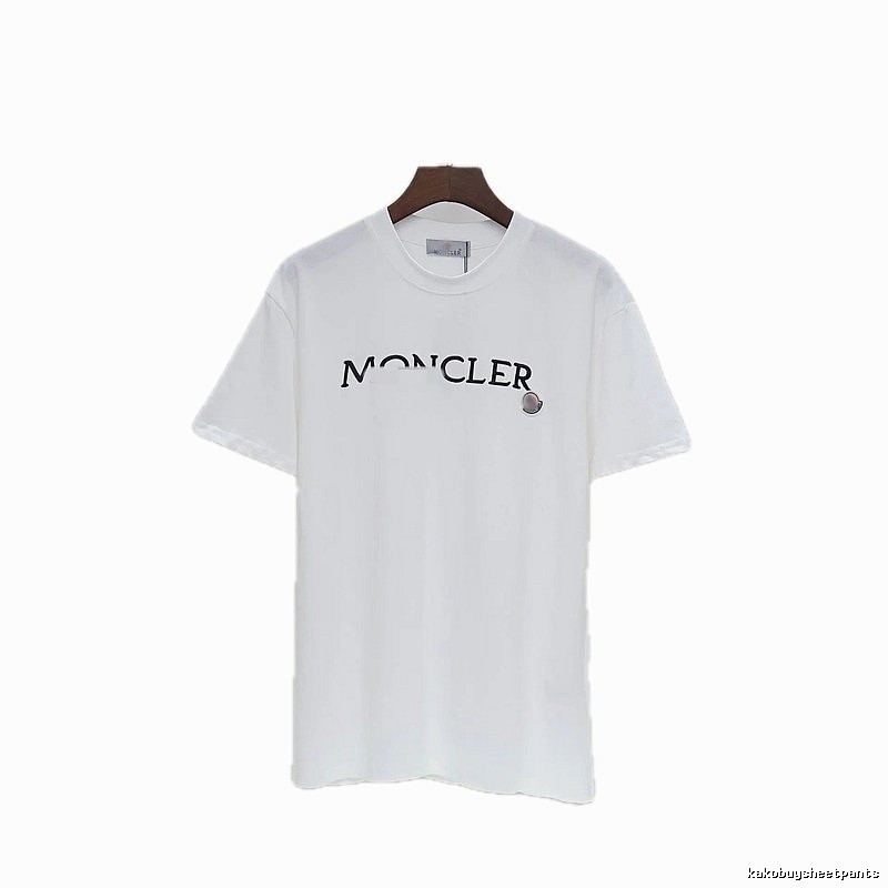 Moncler Classic Collection Minimalist Style White Short-sleeve T-shirt