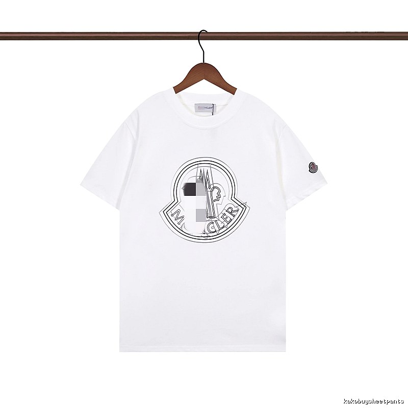Moncler Logo Collection Trendy Style White T-Shirt