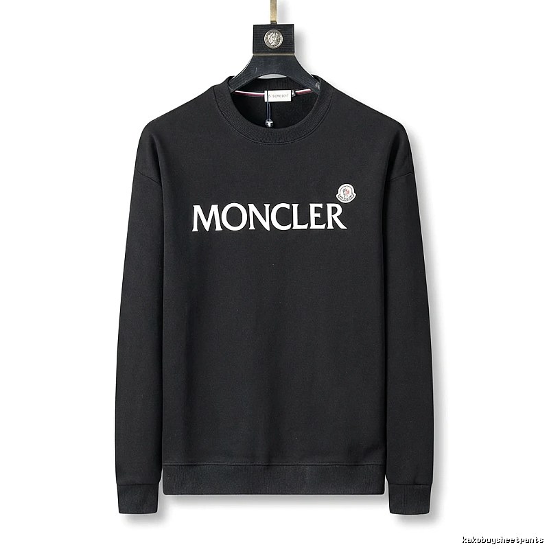 Moncler simple-style black sweatshirt