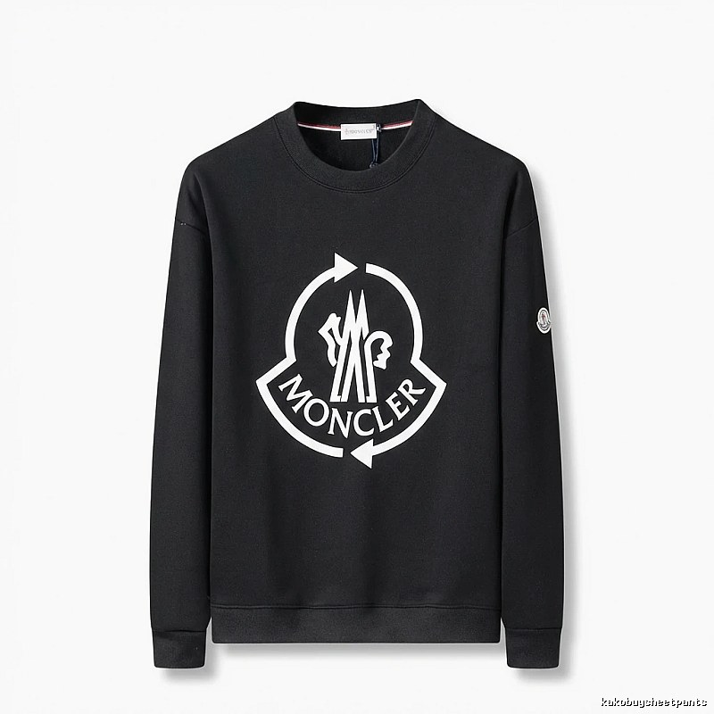 Moncler's classic trendy black sweatshirt
