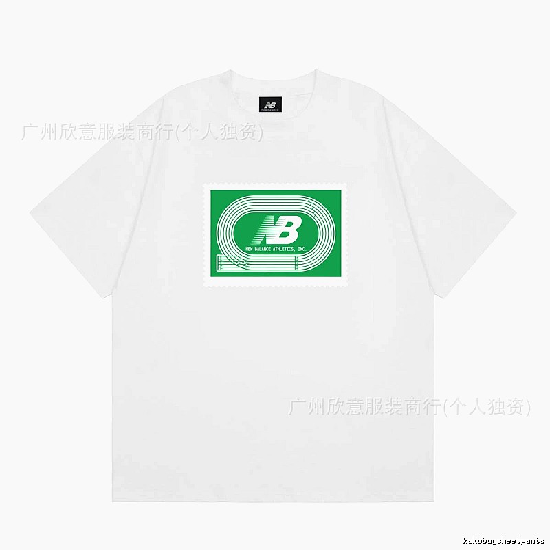 New Balance Printed Casual Style White T-Shirt
