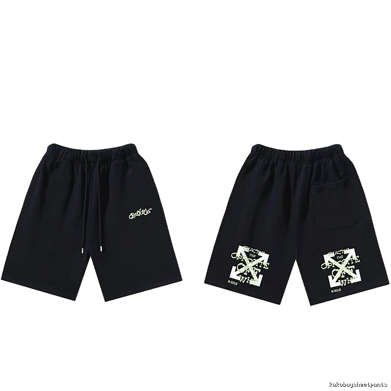 Off-White Style 008 Trendy Black Shorts