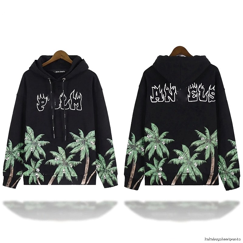 Palm Angels Palm Tree Black Hoodie