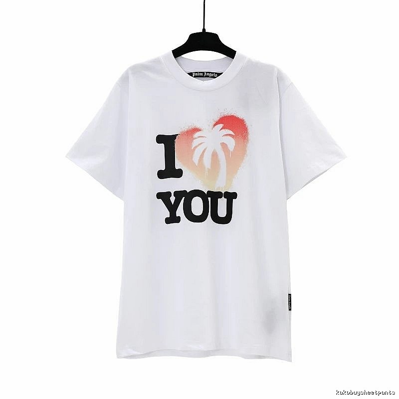 Palm Angels Sport Logo T-shirt White Palm Tree for Collection Drops