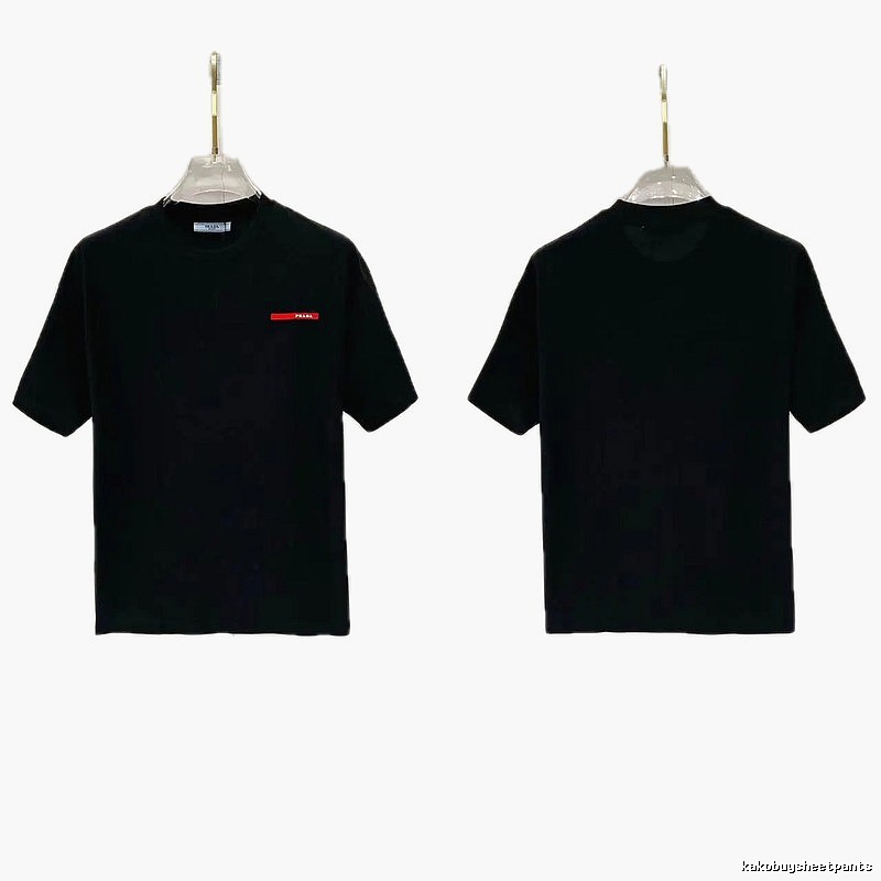 Prada Red Label Minimalist Black Short-sleeve T-shirt