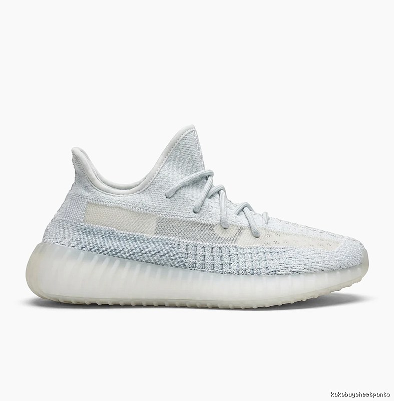 Pure White Yeezy 350 Trendy Sneakers