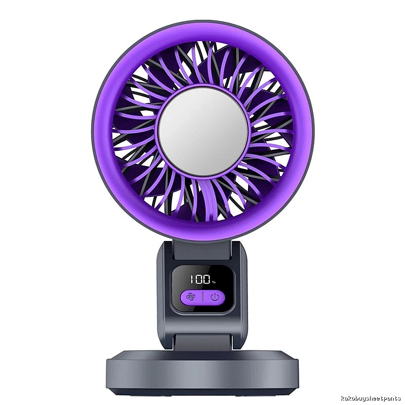 Quick Cooling Desktop Cooling Fan Gray Cold-compress Version