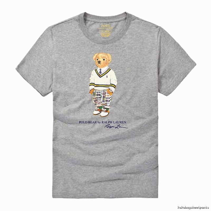 Ralph Lauren Bear Heather Grey T-shirt