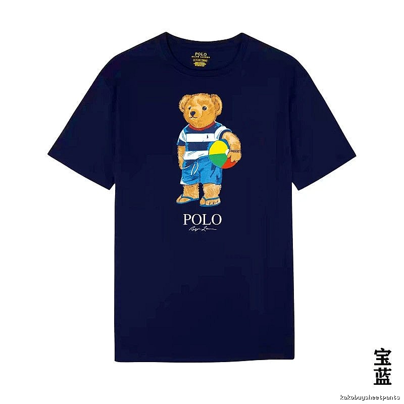 Ralph Lauren Bear Trend Brand Sapphire Blue T-shirt