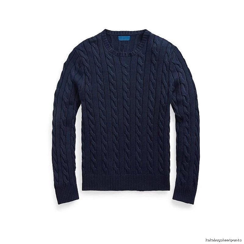 Ralph Lauren Casual Cable-knit sweater Navy Cable Knit for Streetwear Looks