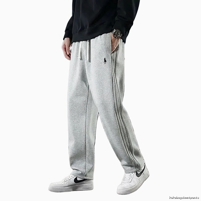 Ralph Lauren casual style fleece-lined grey pants