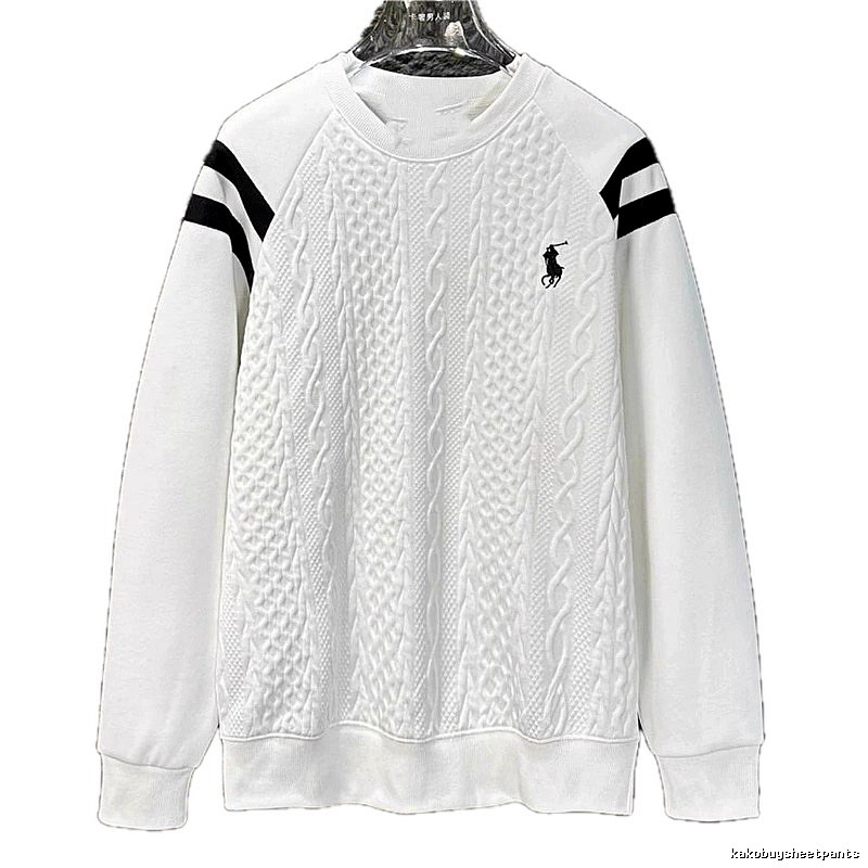 Ralph Lauren knitted retro white sweatshirt