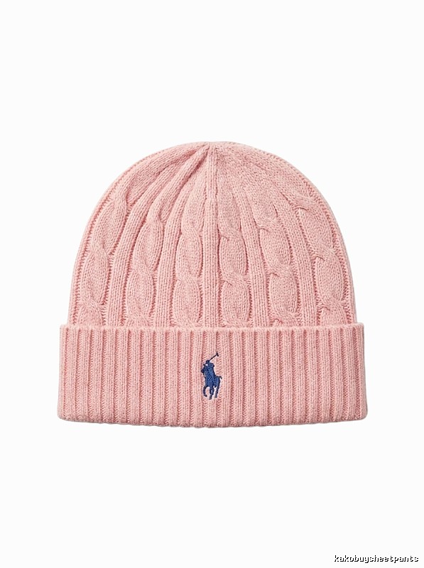 Ralph Lauren Polo Pink Knitted Hat