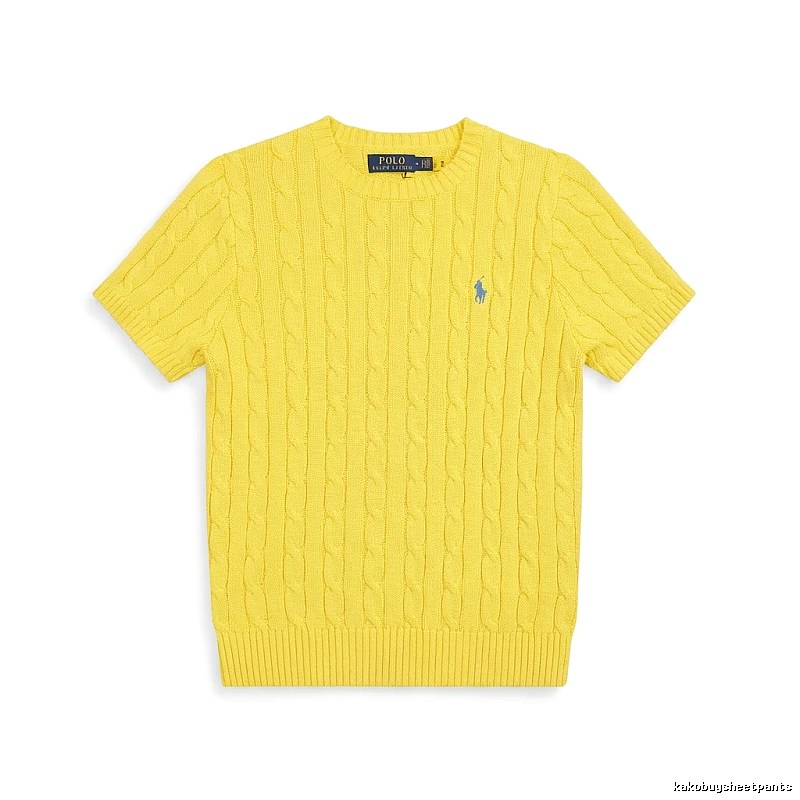 Ralph Lauren Polo series yellow knitted sweater